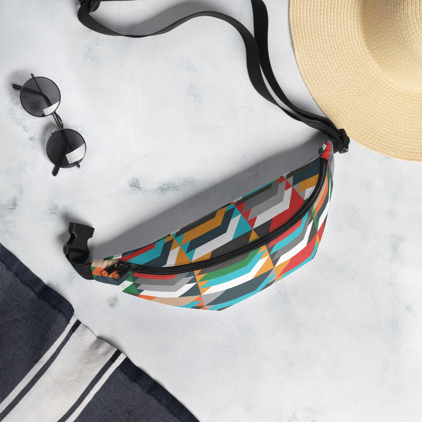 Fanny Pack with Heritage Tweed Pattern