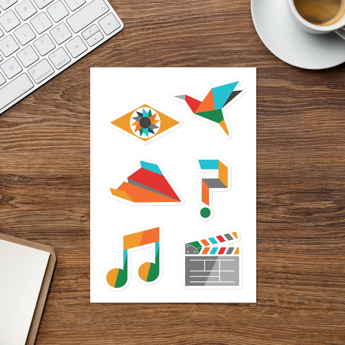 Sticker sheet - HSI Illustrated Pattern