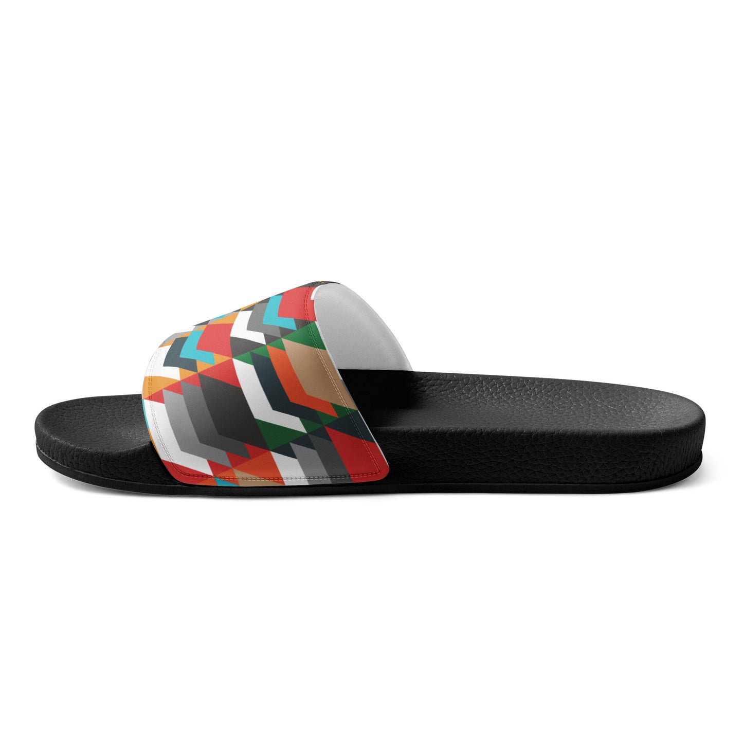 Men’s slides with heritage tweed pattern