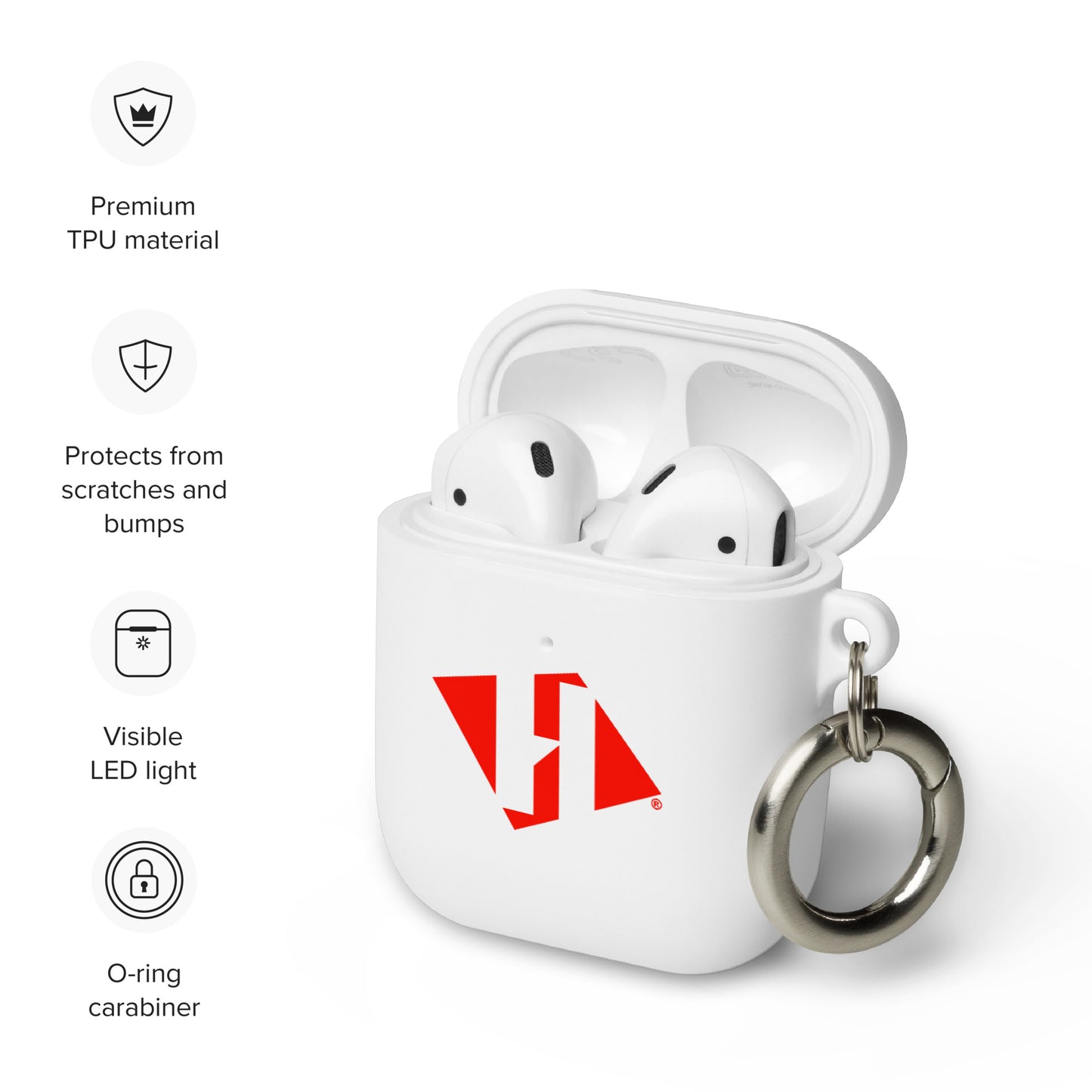 AirPods case with color H logo