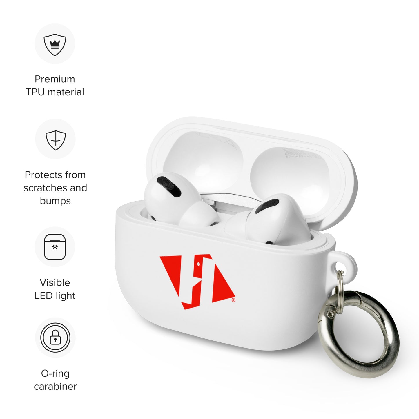 AirPods case with color H logo