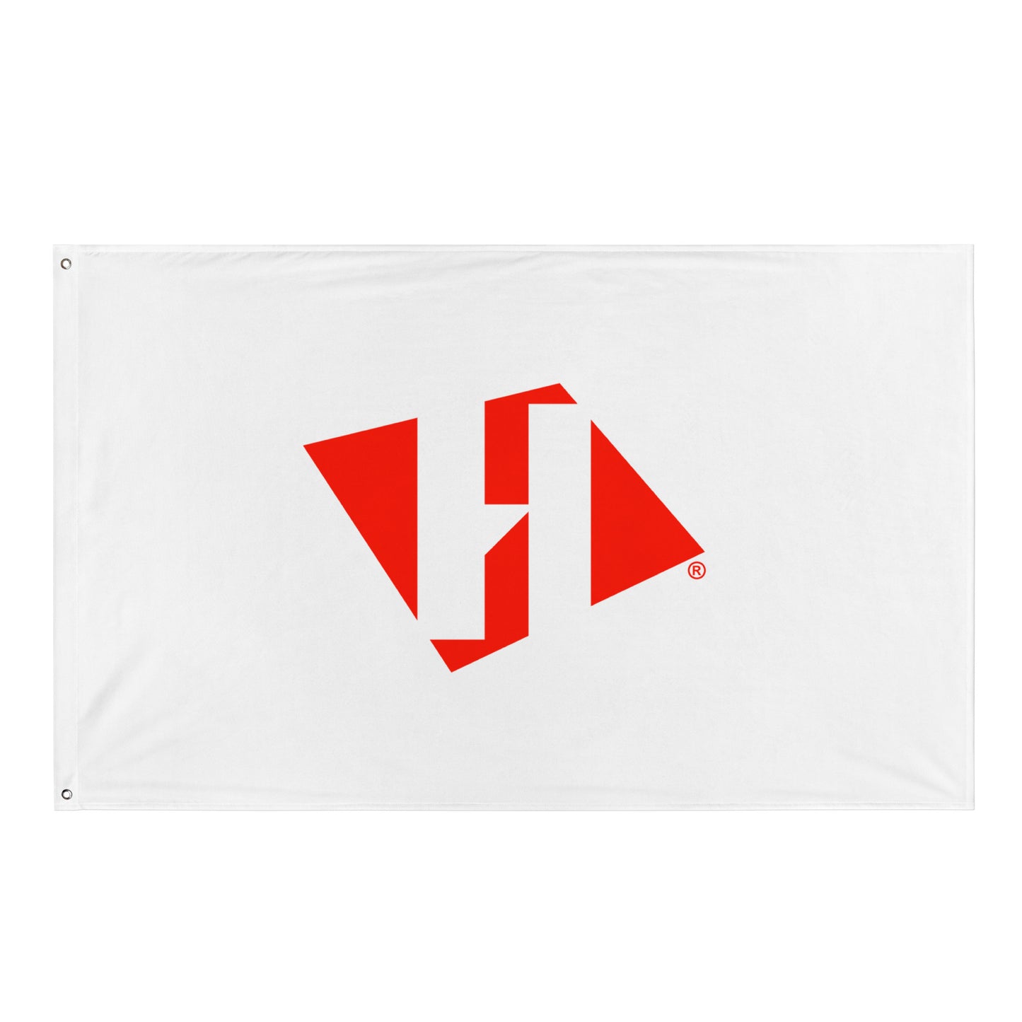 Flag (horizontal) with red H logo
