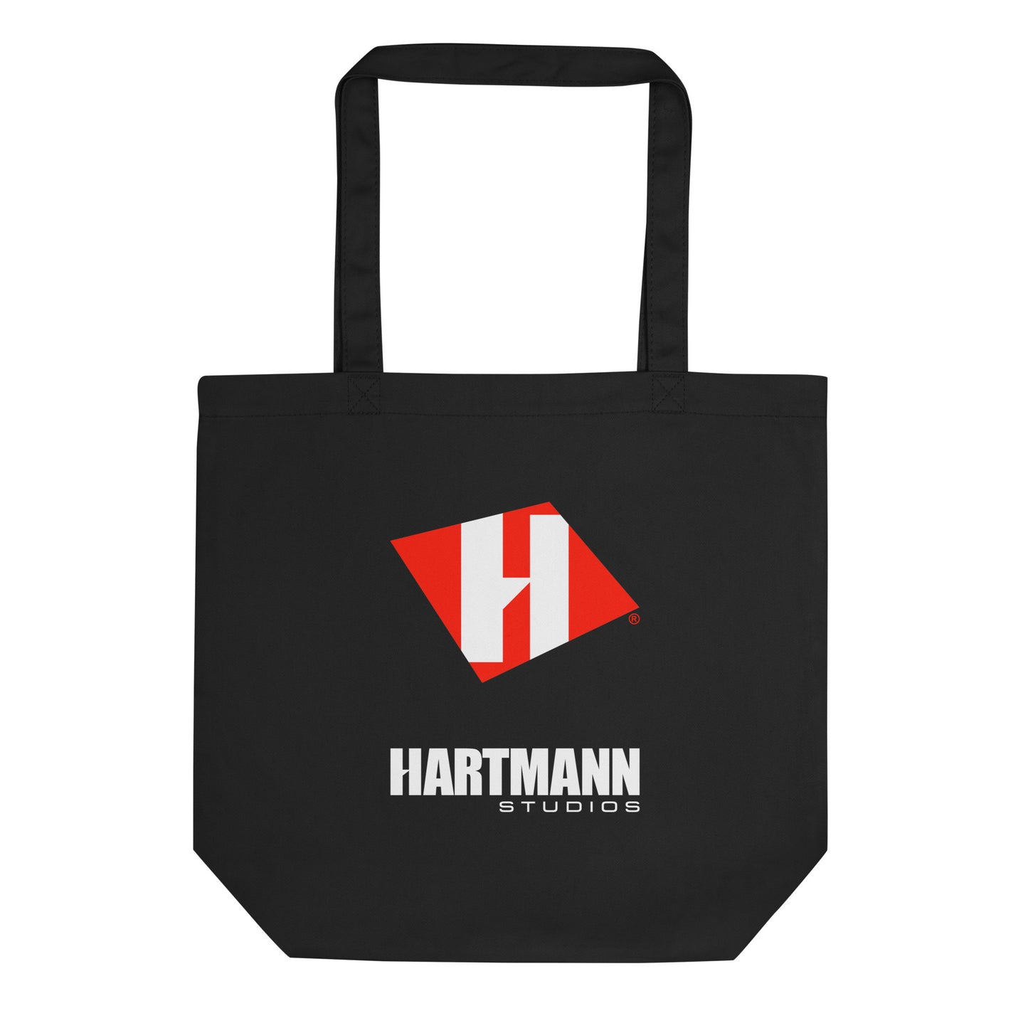 Eco Tote Bag (black) with color logo lockup on both sides