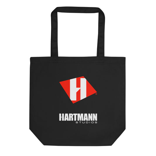 Eco Tote Bag (black) with color logo lockup on both sides