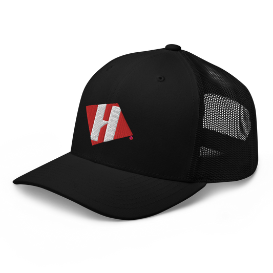 Trucker Cap w/embroidered color H logo