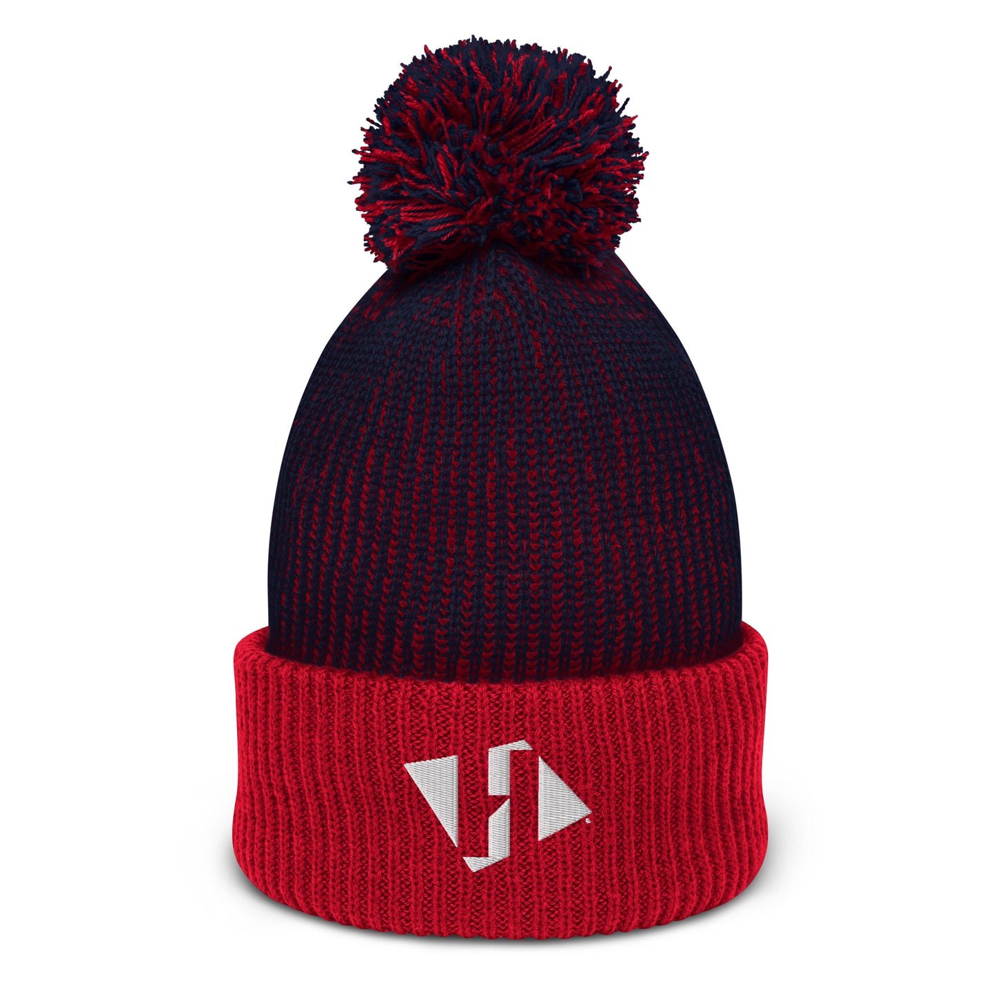 Pom-Pom Beanie with white H logo