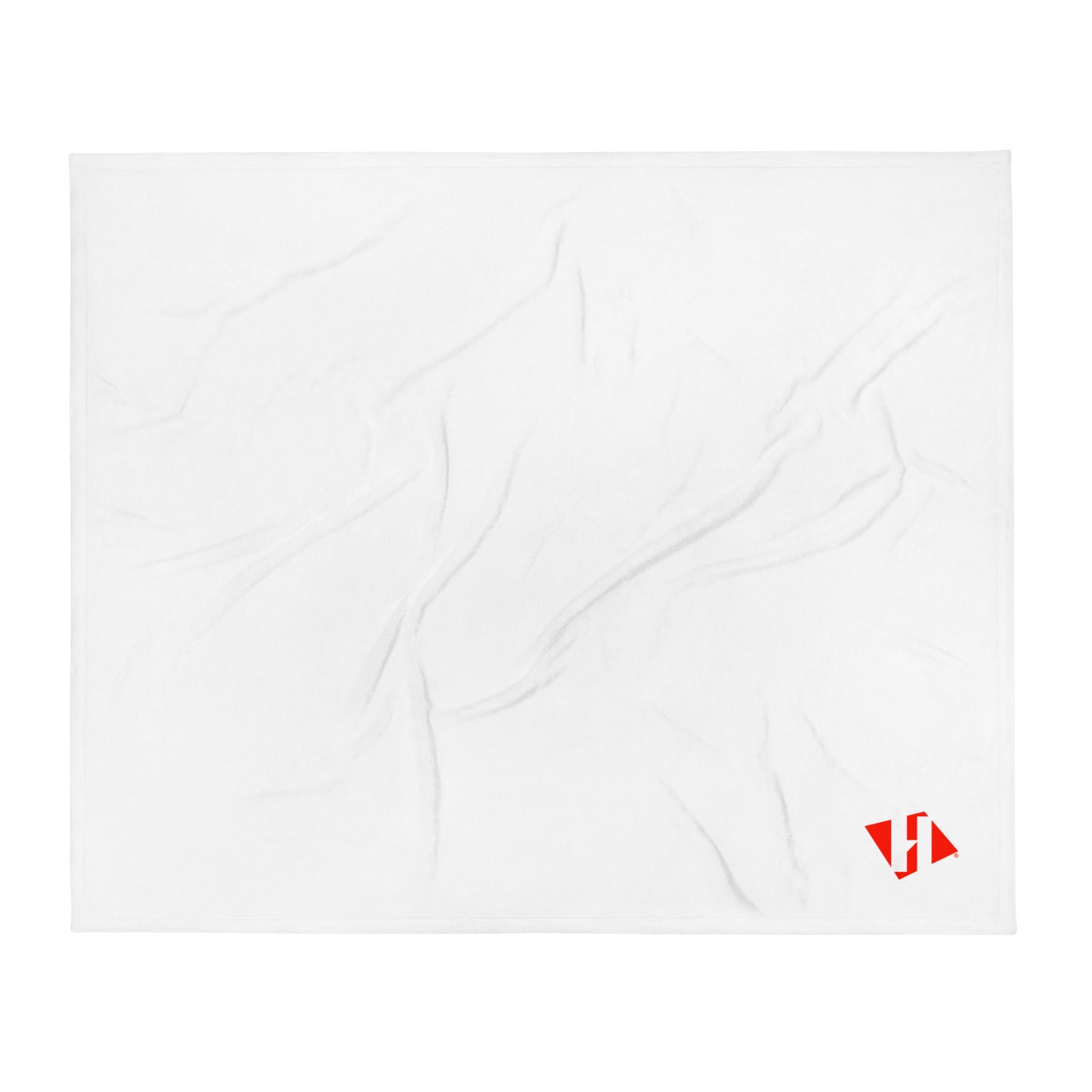 Throw Blanket with red H logo