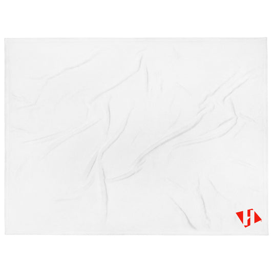 Throw Blanket with red H logo