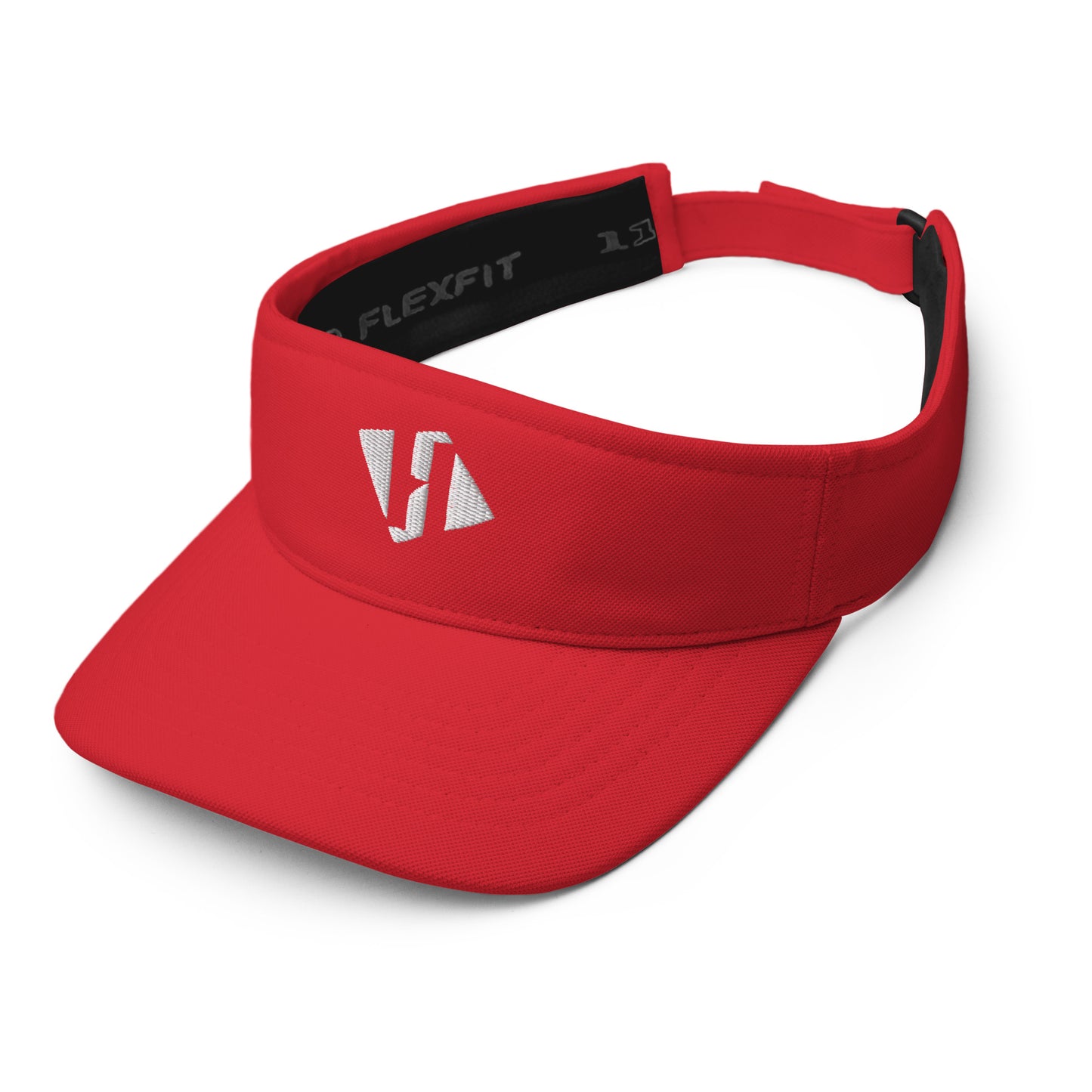 Visor w/embroidered white H logo
