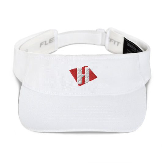 Visor w/embroidered color H logo
