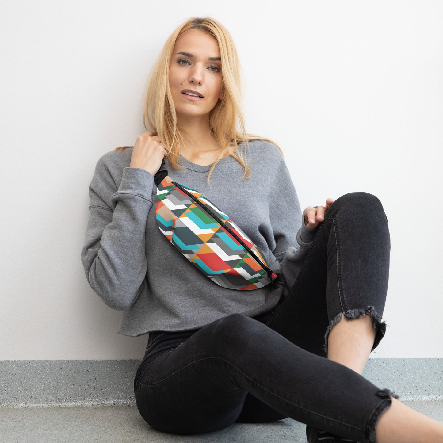 Fanny Pack with Heritage Tweed Pattern