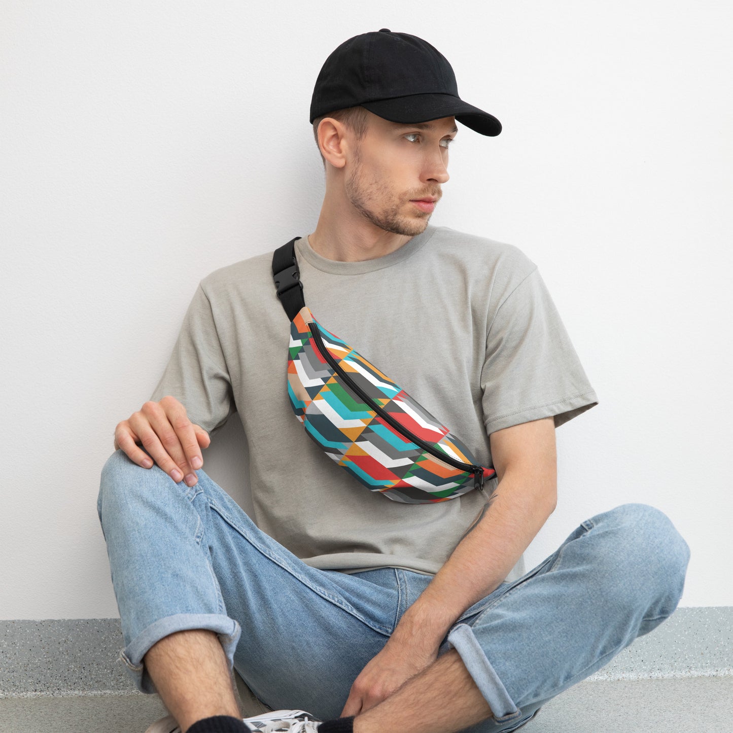 Fanny Pack with Heritage Tweed Pattern