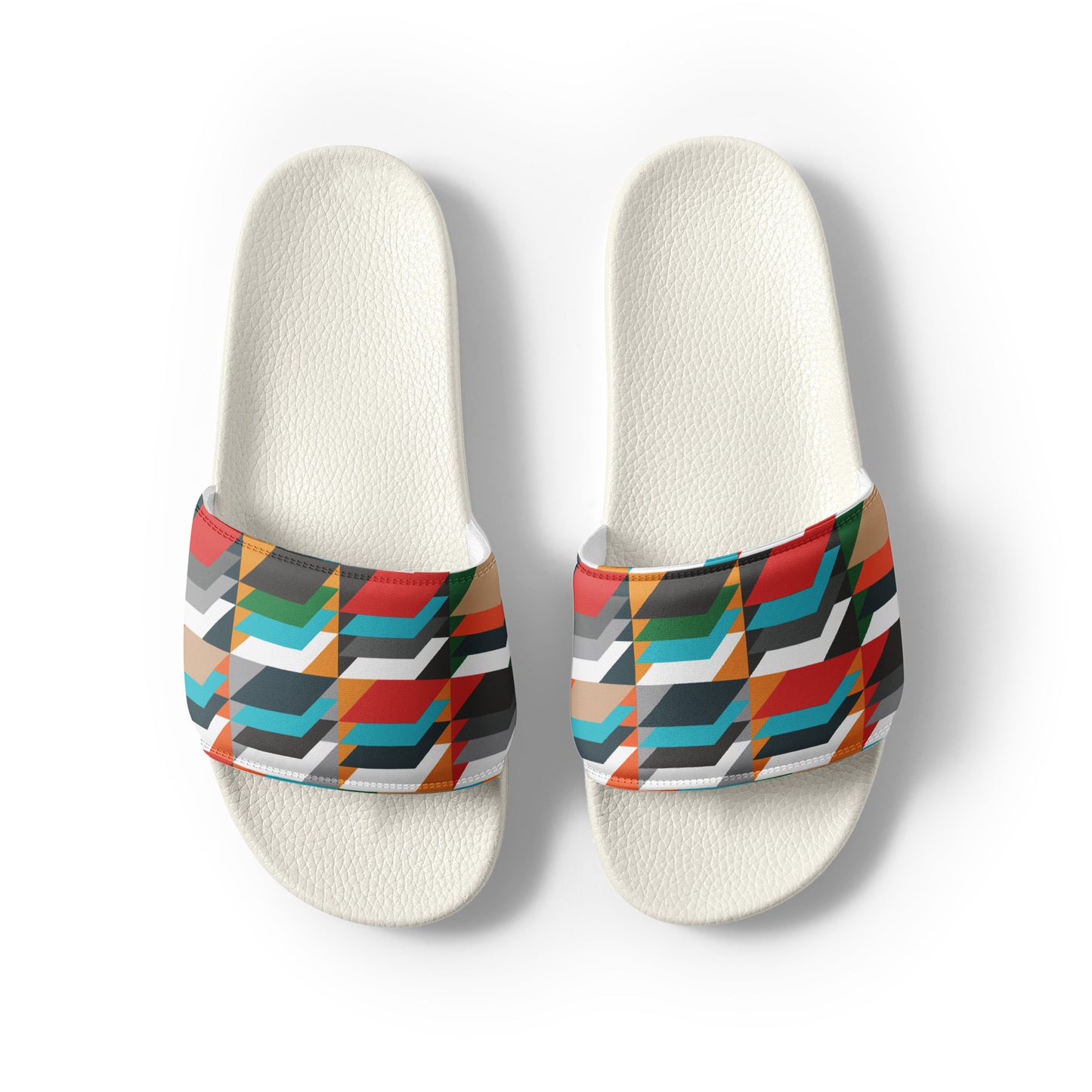 Men’s slides with heritage tweed pattern