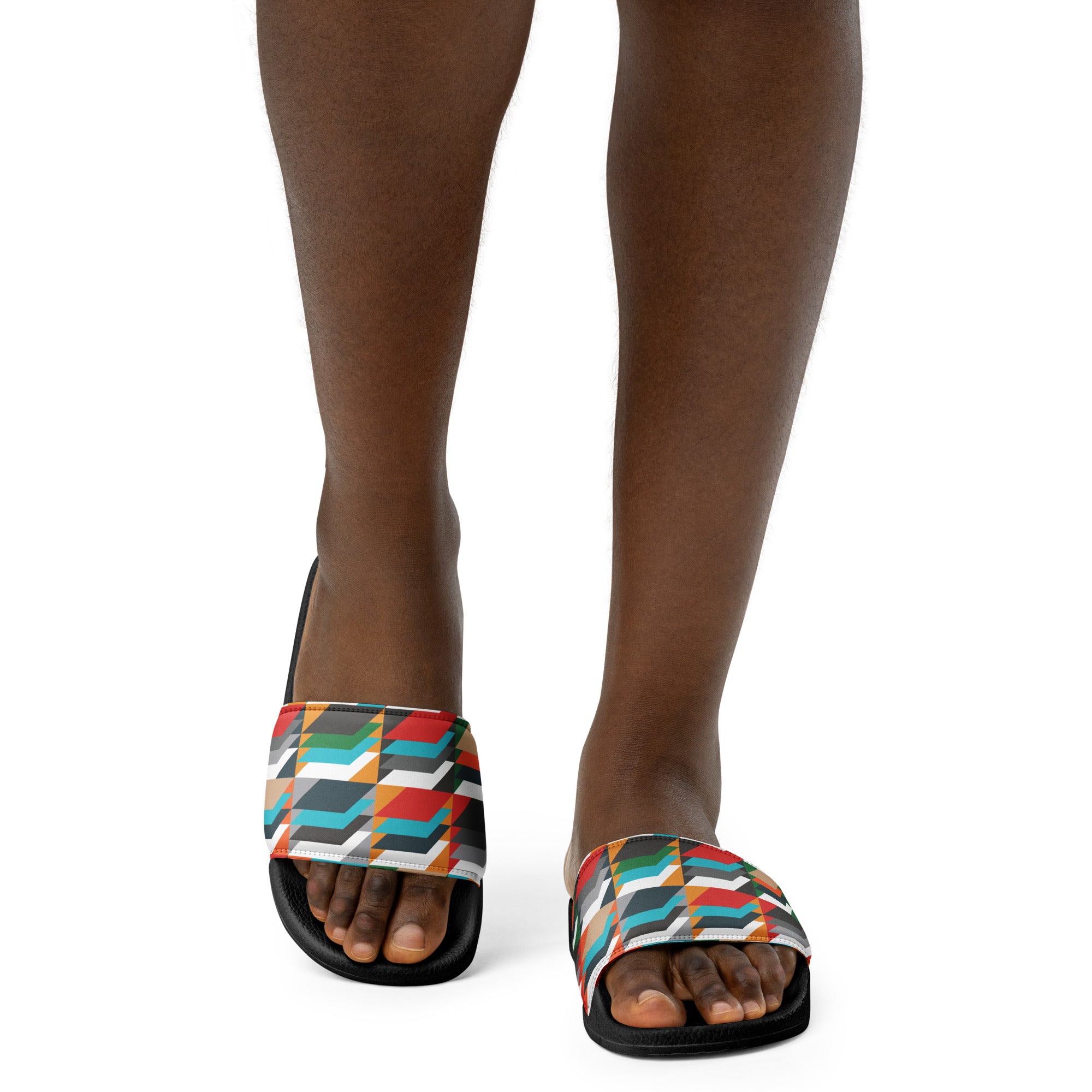Women's slides with heritage tweed pattern – hartmann-studios