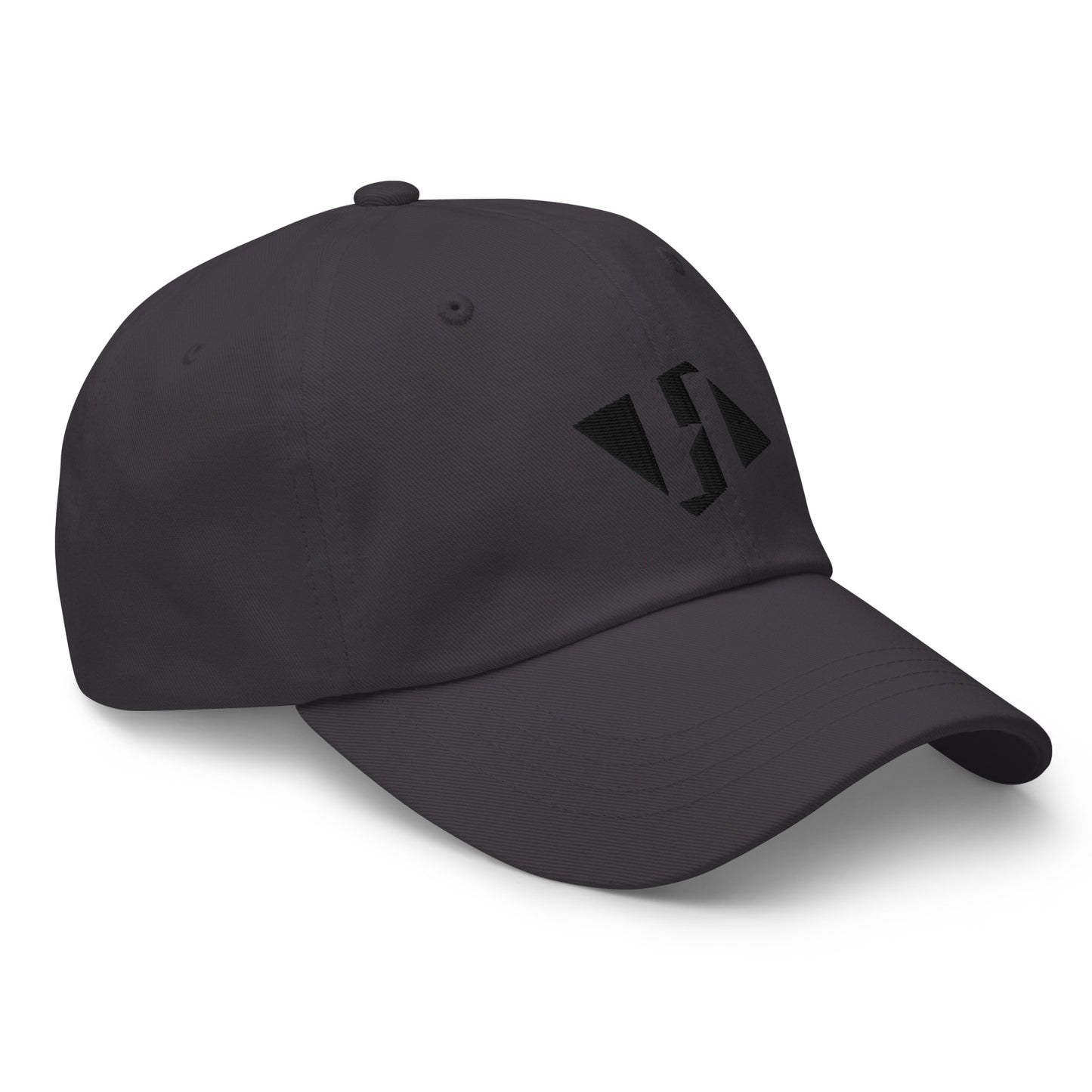 Dad hat w/embroidered black H logo