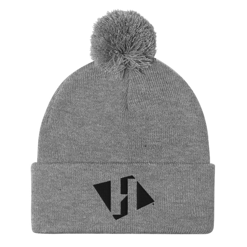 Pom-Pom Beanie with black H logo