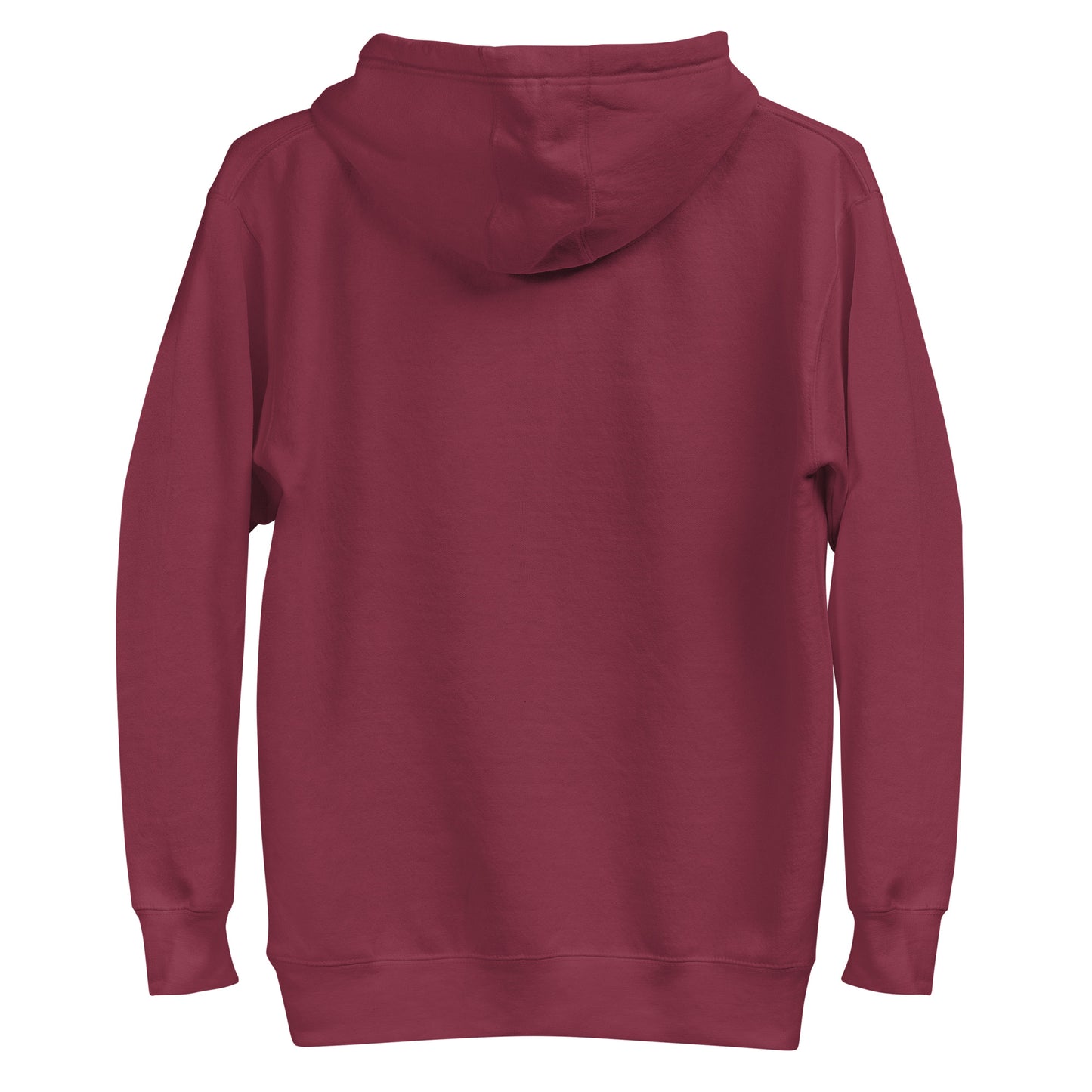 Unisex hoodie w/embroidered maroon H logo